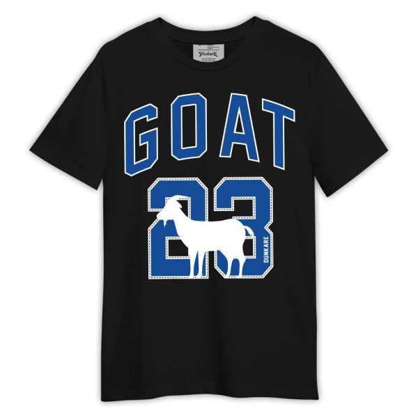 Low Space Royal 11s Shirt, 90s Basketball G.O.AT Number 23 Shirt Outfit Matching Jordan Shirt Jezsport.com