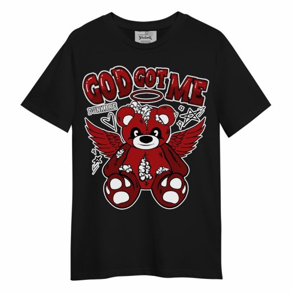 Red Taxi 12s Shirt - Gods Guides Me Bear Unisex Shirt Matching Jordan Shirt Jezsport.com