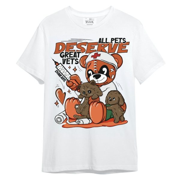 Low Miami 5s Shirt - All Pets Deserve Great Vets Bear Shirt Unisex Oufit Unisex Shirt Matching Jordan Shirt Jezsport.com