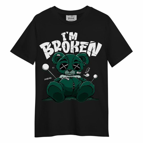 Oxidized Green 4s Shirt, I'm Broken Bear Unisex Shirt Matching Jordan Shirt Jezsport.com