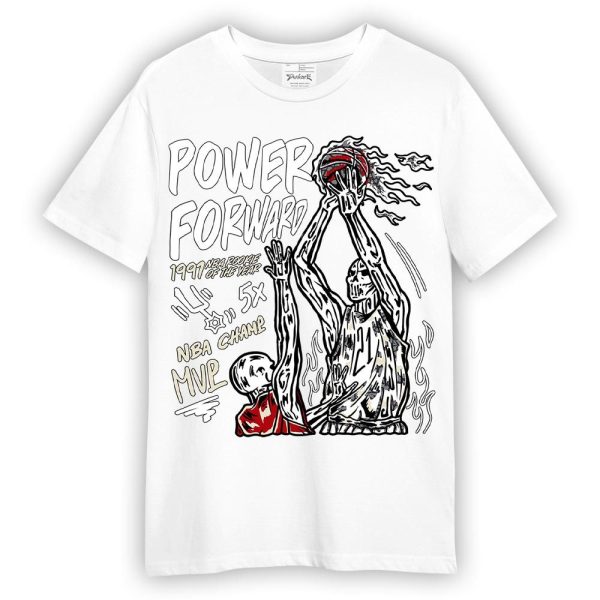 Cement Grey 3s Shirt - Power Shot Skeleton Shirt Unisex Matching Jordan Shirt Jezsport.com