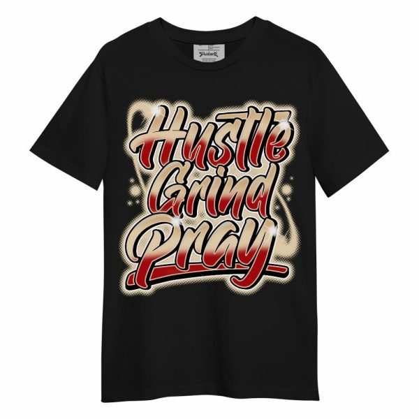 Dunk Low Strawberry Waffle Shirt - Hustles And Prayer Graphic Unisex Shirt Matching Jordan Shirt Jezsport.com