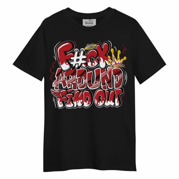 Retro Cherry 12s Shirt, FK Around Find Out Unisex Shirt Matching Jordan Shirt Jezsport.com