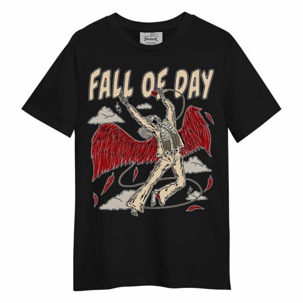 Dunk Low Strawberry Waffle Shirt - Fall Of Days Skeleton Unisex Shirt Matching Jordan Shirt Jezsport.com