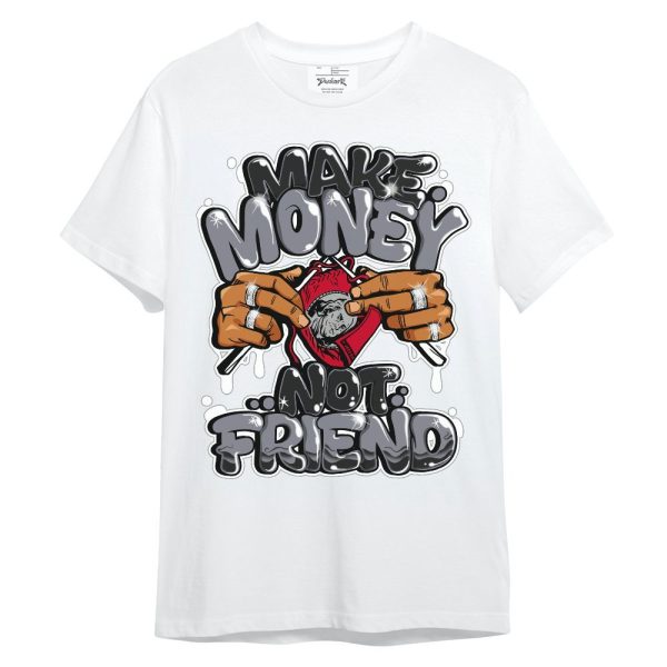 Retro Black Flint 13s Shirt - Make Money Not Friend Graphic Unisex Shirt Matching Jordan Shirt Jezsport.com