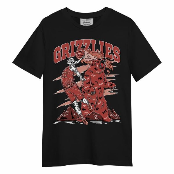 Dune Red 13s Shirt - Grizzly Bear Skeleton Unisex Shirt Matching Jordan Shirt Jezsport.com