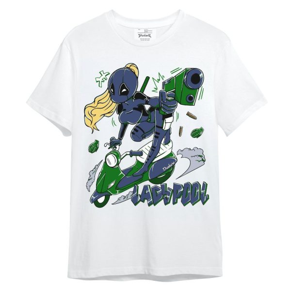 Midnight Navy 13s Shirt - Lady Pool Cartoon Unisex Shirt Matching Jordan Shirt Jezsport.com