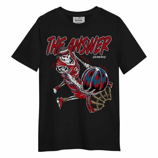 OG Varsity Red 17s Shirt - The Answer Skeleton Unisex Shirt Matching Jordan Shirt Jezsport.com