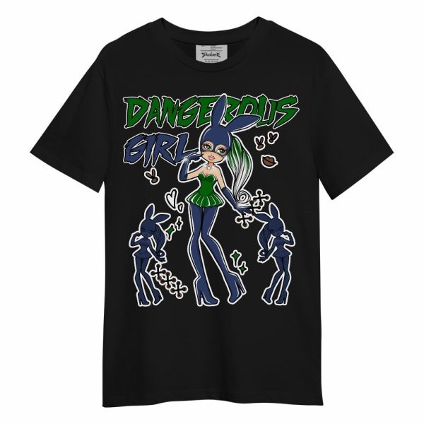 Midnight Navy 13s Shirt - Dangerous.Girl Unisex Shirt Matching Jordan Shirt Jezsport.com