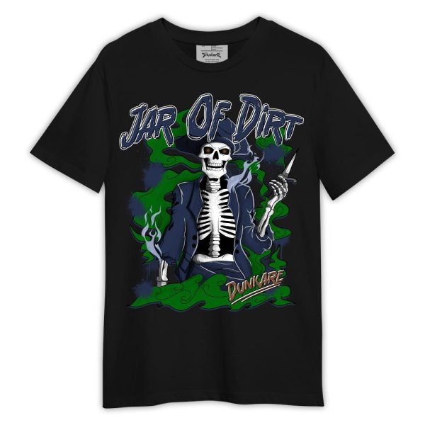 Midnight Navy 13s Shirt, Skeleton Jar Of Dirt Shirt Outfit Matching Jordan Shirt Jezsport.com