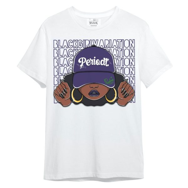 Retro Court Purple 13s Shirt, Black Girl Variation Unisex Shirt Matching Jordan Shirt Jezsport.com