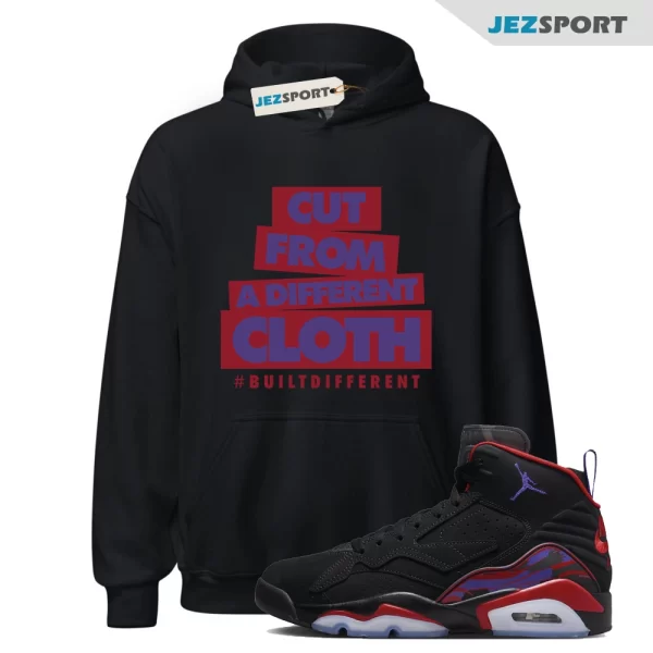 CLOTH Hoodie to match Jordan MVP Raptors Black Dark Concord Uni Red Anthracite, Matching Sneaker Hoodie