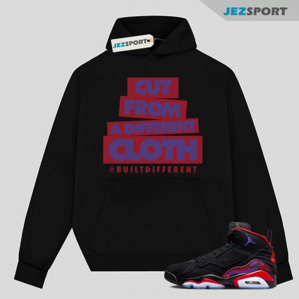 CLOTH Hoodie to match Jordan MVP Raptors Black Dark Concord Uni Red Anthracite, Matching Sneaker Hoodie