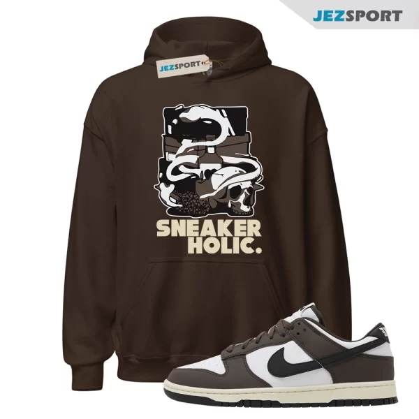 Sneaker Holic Hoodie to Match Dunk Low Next Nature Baroque Brown HF4292-200, Matching Sneaker Hoodie