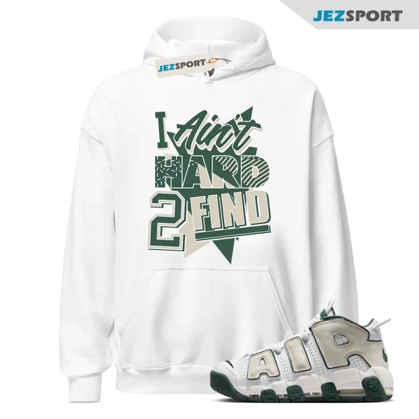 Rare Find Hoodie to Match Air More Uptempo 96 Vintage Green FN6249-100, Matching Sneaker Hoodie