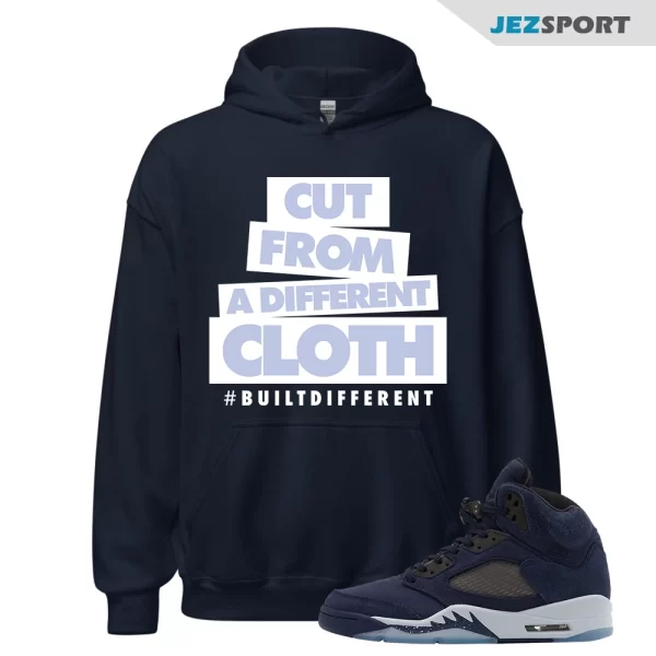 Midnight Navy Georgetown Football Grey Black Hoodie Match CLOTH, Matching Sneaker Hoodie