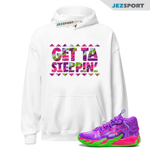 Puma Toxic LaMelo Ball Purple Glimmer Green Gecko 03 Slime Hoodie Match GET, Matching Sneaker Hoodie