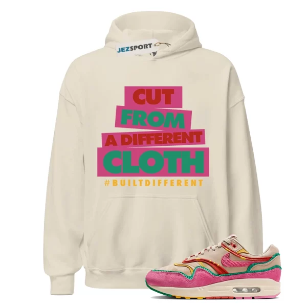 Air Max Familia 1 Hemp Pinksicle Sanddrift Hoodie Match CLOTH, Matching Sneaker Hoodie