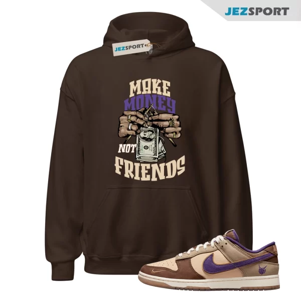 MM Hoodie to match N Dunk Low Setsubun Tan Brown Purple Beige, Matching Sneaker Hoodie