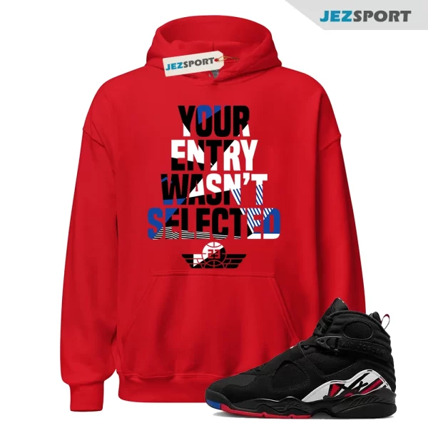 Sneaker Raffle Playoffs Hoodie to Match Jordan 8 Retro Playoffs 305381-062, Matching Sneaker Hoodie