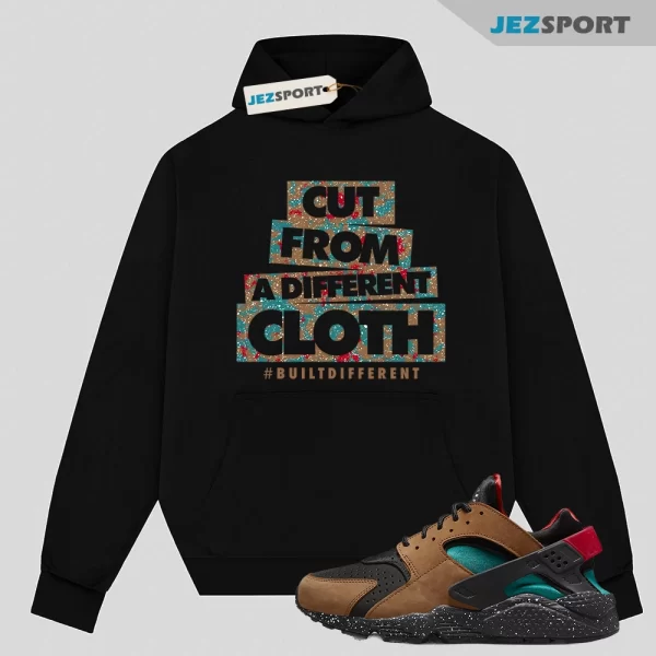 CLOTH Hoodie to match Air Huarache Light British Tan Geode Teal Green Team, Matching Sneaker Hoodie