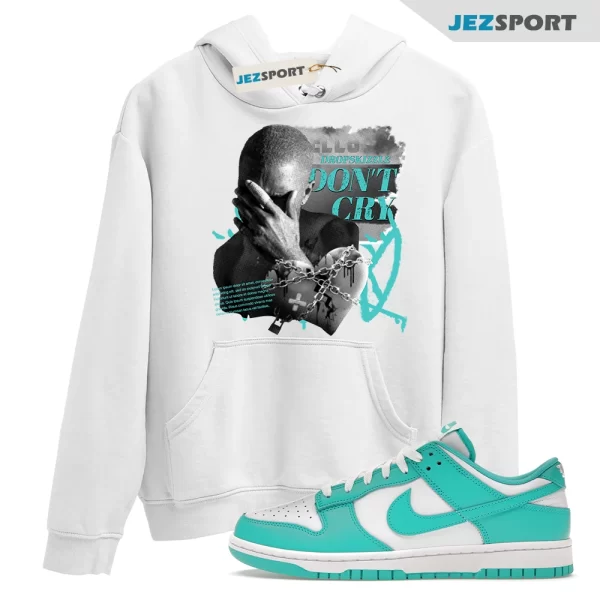 Hoodie to Match Dunk Low Clear Jade Sneaker, Don’t Cry Grunge Hoodie