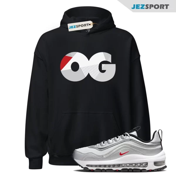 Sneaker OG Hoodie to Match Air Max 97 OG Silver Bullet, DM0028-002 Matching Sneaker Hoodie