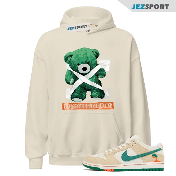 STRUG Hoodie to match Jarritos X N SB Dunk Low Phantom Safety Orange Malachite, Matching Sneaker Hoodie