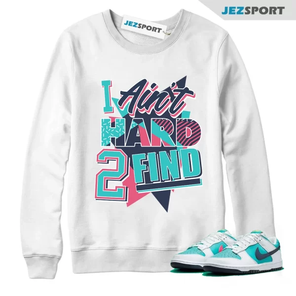 Rare Find Sneaker Sweatshirt To Match Dunk Low Dusty Cactus HF4850-345, Matching Sneaker Sweatshirt