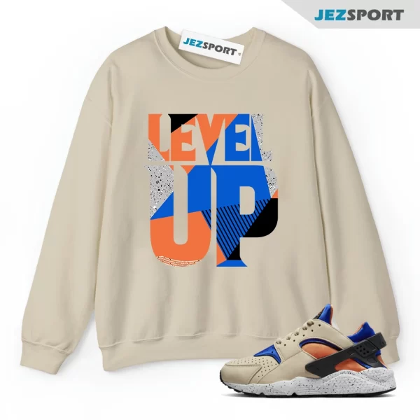 Level Up Mowabb Sweatshirt to Match Air Huarache Rattan Mowabb, DD1068-200 Matching Sneaker Sweatshirt