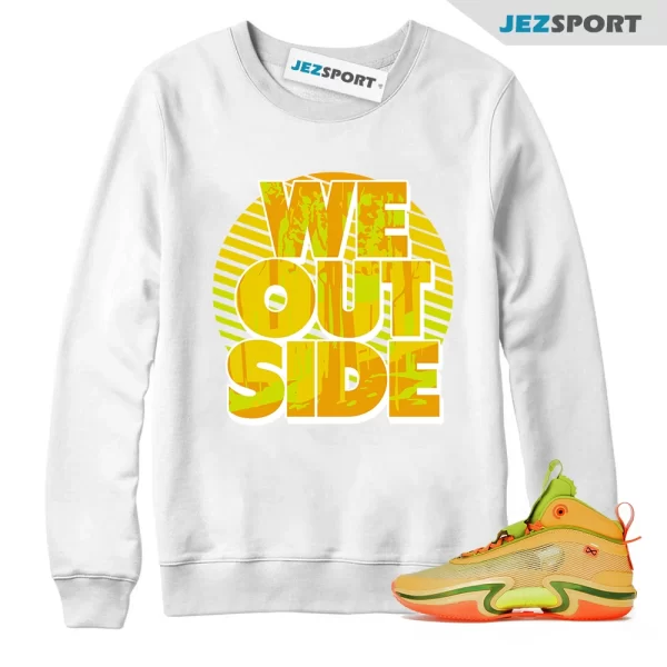 We Outside Sweatshirt to Match Jordan 36 Taco Jay, DQ6866-803 Matching Sneaker Sweatshirt