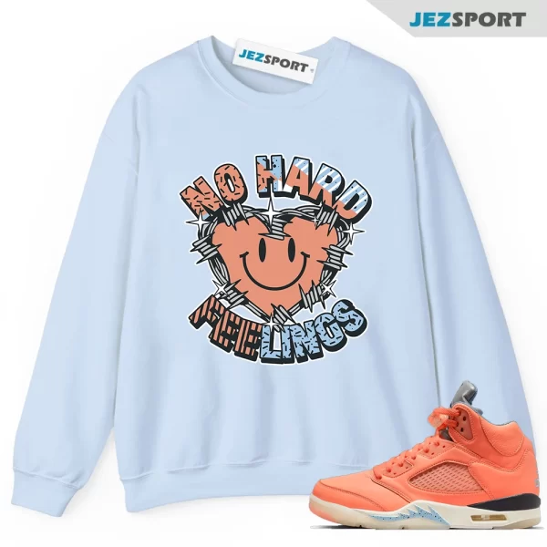 In My Feels Sneaker Sweatshirt to Match Jordan 5 Retro Crimson Bliss DV4982-641, Matching Sneaker Sweatshirt