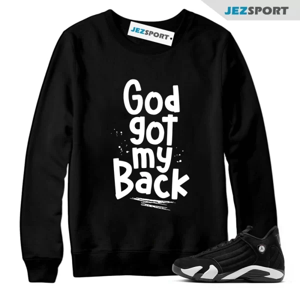 14 Panda Black White Retro Dunk Sweatshirt Match GOD, Matching Sneaker Sweatshirt