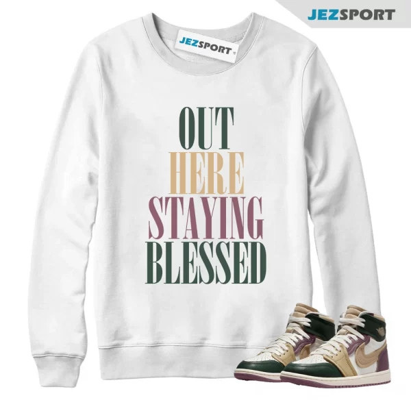 1 Galactic Jade Desert Sail Sweatshirt Match STAYBLS, Matching Sneaker Sweatshirt