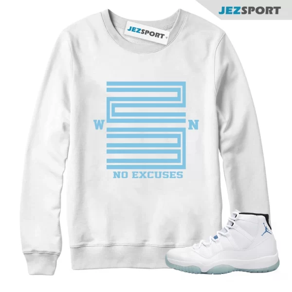 Sweatshirt Match Jordan 11 Legend Blue Shoes, Win 23 Tee, Matching Sneaker Sweatshirt