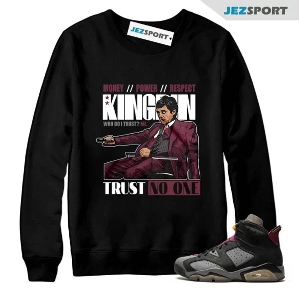 Sneaker Tees Sweatshirt Match Jordan 6 Bordeaux, Trust Issues Sweatshirt, Matching Sneaker Sweatshirt