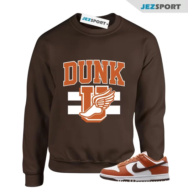 New School Sweatshirt to Match Dunk Low Bronze Eclipse Mesa Orange, DQ4697-800, Matching Sneaker Sweatshirt