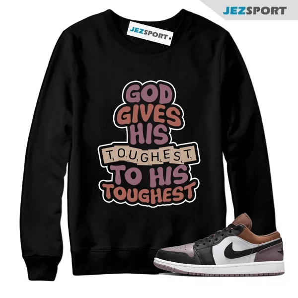 TOUGH Sweatshirt for 1 Sky J Mauve White Sky J Orange Black Dunk Low Mid High Retro, Matching Sneaker Sweatshirt