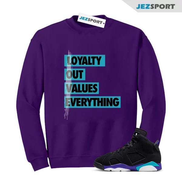 6 Aquatone Bright Concord Sweatshirt Match Grape Rings 5 8 Purple Teal Aqua 1 LYSTR, Matching Sneaker Sweatshirt