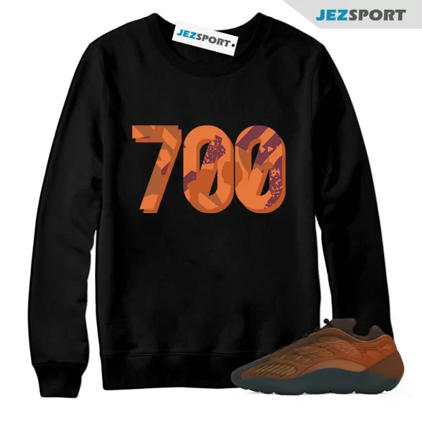 700 Pattern Sneaker Sweatshirt to Match Yeezy 700 V3 Copper Fade Sweatshirt, Matching Sneaker Sweatshirt