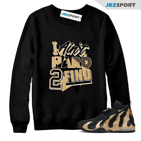 Rare Find Sneaker Sweatshirt Black to Match Air DT Max 96 Colorado HM9236-001, Matching Sneaker Sweatshirt