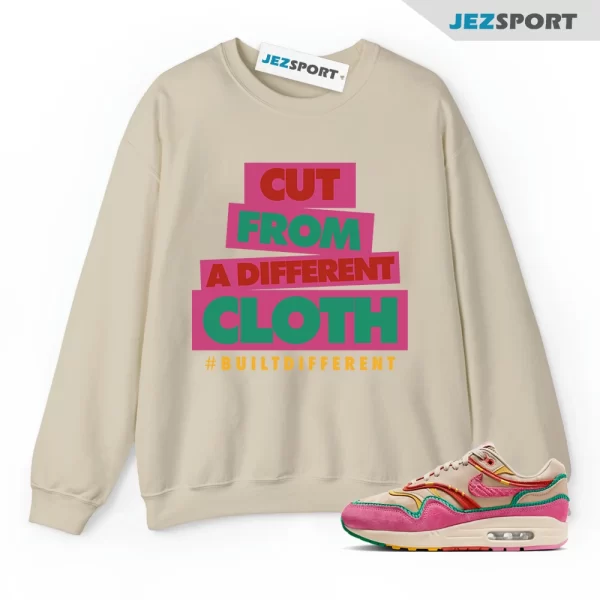 Air Max Familia 1 Hemp Pinksicle Sanddrift Sweatshirt Match CLOTH, Matching Sneaker Sweatshirt