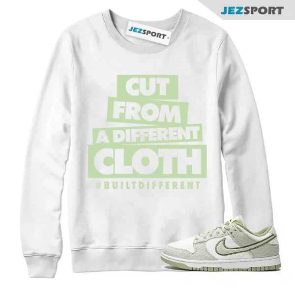 CLOTH Sweatshirt to match Dunk Low SE Fleece Pack Honeydew WMNS Phantom Alligator, Matching Sneaker Sweatshirt