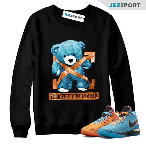 STRUG Sweatshirt to match N Zoom LeBron NXXT Gen I Promise Multi Color Blue Orange, Matching Sneaker Sweatshirt