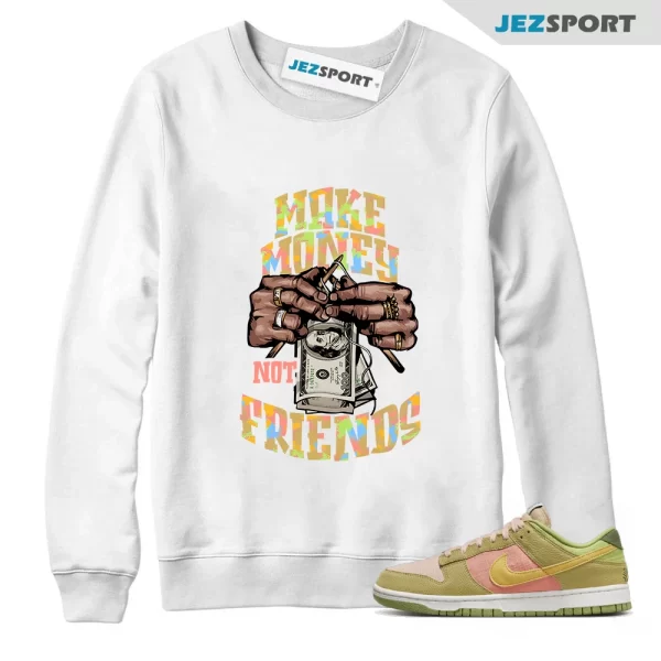 MM Sweatshirt to match Dunk Low Next Nature Sun Club Arctic Orange Sanded Gold, Matching Sneaker Sweatshirt