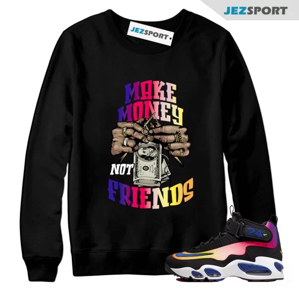 Air Griffey Max 1 Los Angeles Sunset 24 Purple Pink Blue Sweatshirt Match MM, Matching Sneaker Sweatshirt