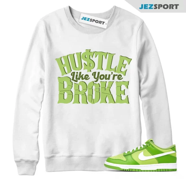 HLB Sweatshirt for Dunk Chlorophyll GS St Patricks Day Vivid Green Air Max 90, Matching Sneaker Sweatshirt