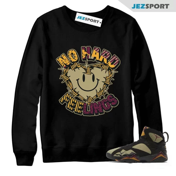 In My Feels Olive Sweatshirt to Match Jordan 7 Retro Black Olive, Matching Sneaker Sweatshirt