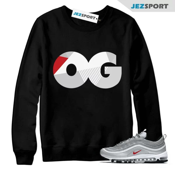 Sneaker OG Sweatshirt to Match Air Max 97 OG Silver Bullet, DM0028-002 Match Sweatshirt