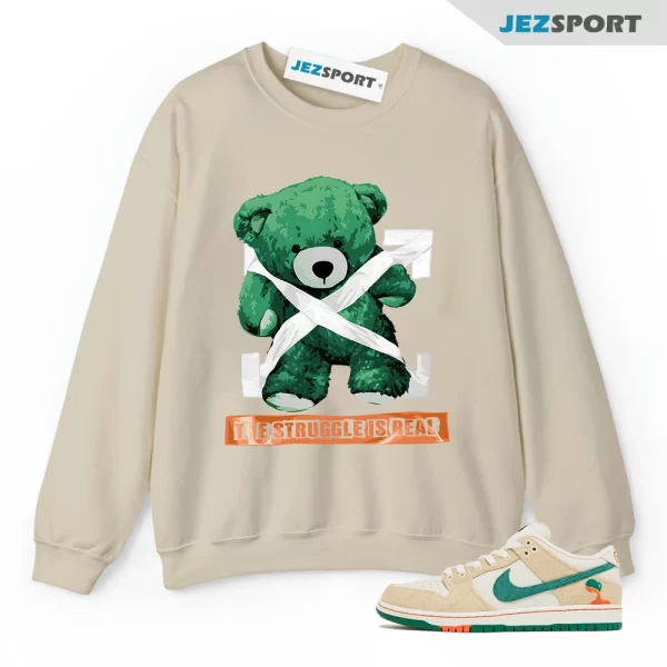 STRUG Sweatshirt to match Jarritos X N SB Dunk Low Phantom Safety Orange Malachite, Matching Sneaker Sweatshirt